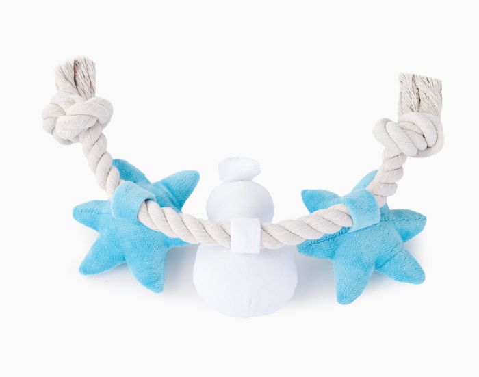 HugSmart Rope Funz Happy Woofmas - Snowman Season