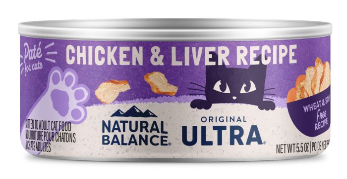 Natural Balance Original Ultra Grain Free Chicken And Liver Pate Cat,5.5oz