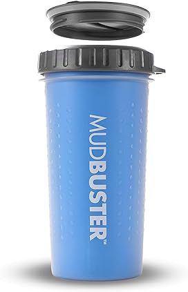 Dexas - Lidded Mudbuster Pro - Blue - Large