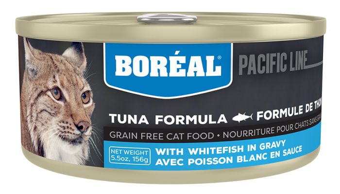 Boreal Tuna Red Meat In Gravy With White Fish Cat 156g