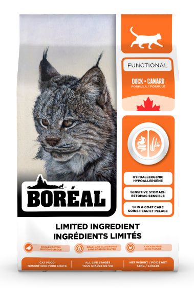 Boreal Functional Limited Ingredients All Breeds Duck Cat, 4.5-kg