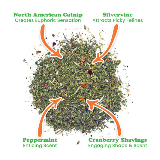 Meowijuana - Santa's Secret Stash Candy Cane - Catnip Blend