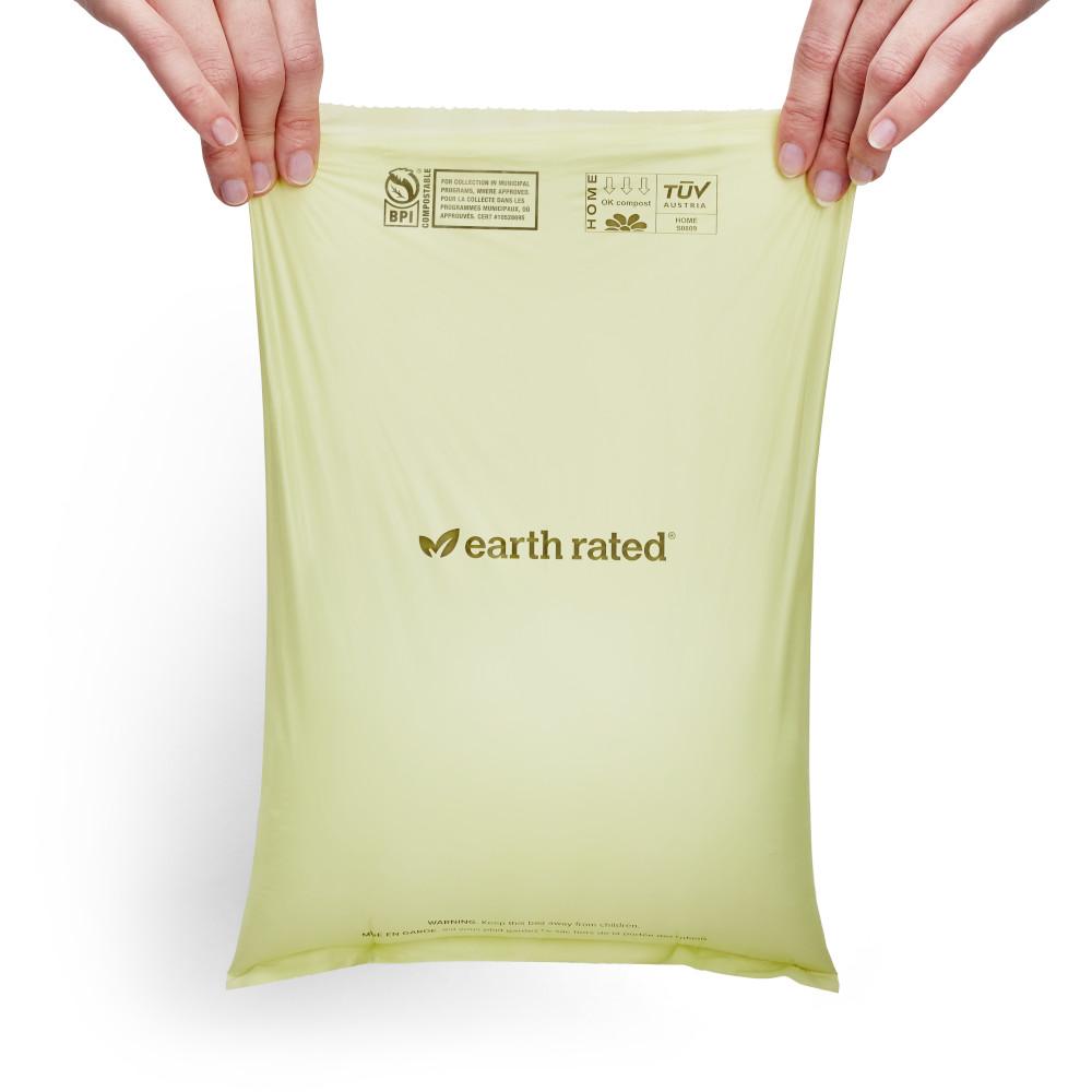 Earth Rated Poop Bags Refill Pack, Compostable, Unscented, 120-count (Size: 120-count)