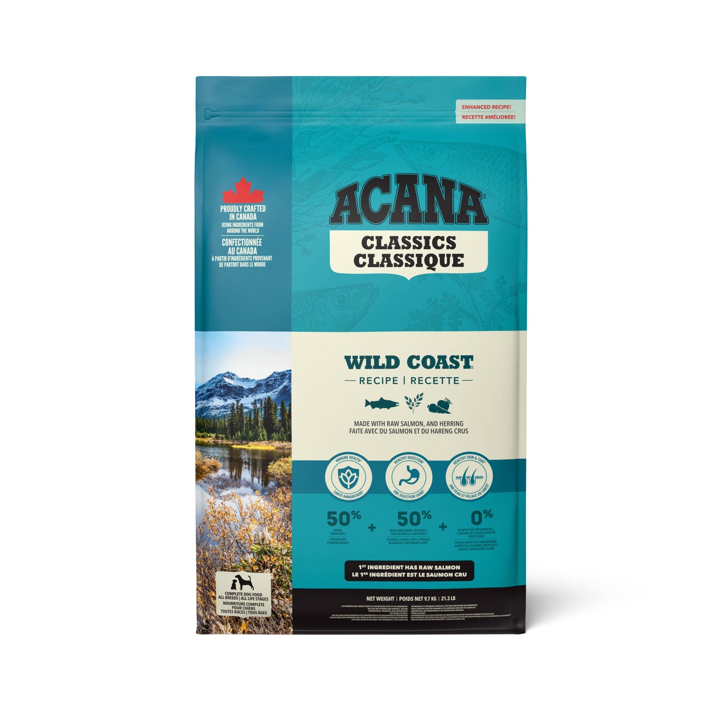 ACANA Classics Wild Coast Recipe Dog, 9.7-kg
