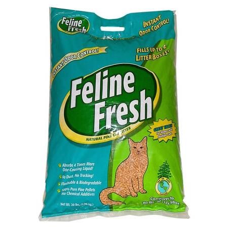 Feline Fresh Natural Pine Cat Litter Cat 40lb