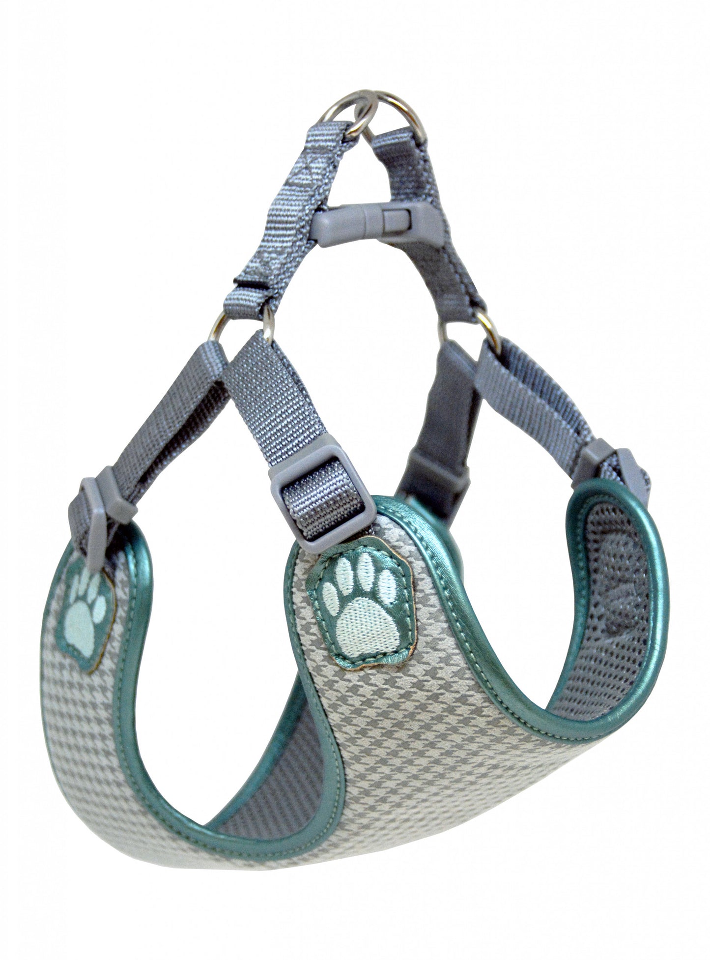Pretty Paw Pets - Camebridge Houndstooth Dog Harness - Size 2