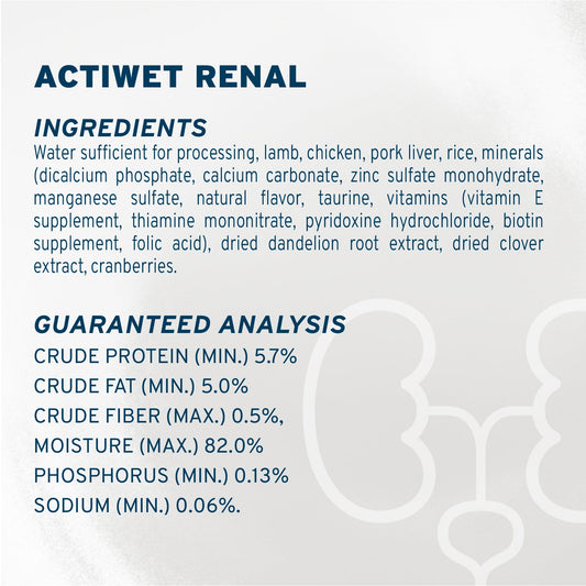 Forza 10 Wet Food - Renal Lamb - 3.5-oz