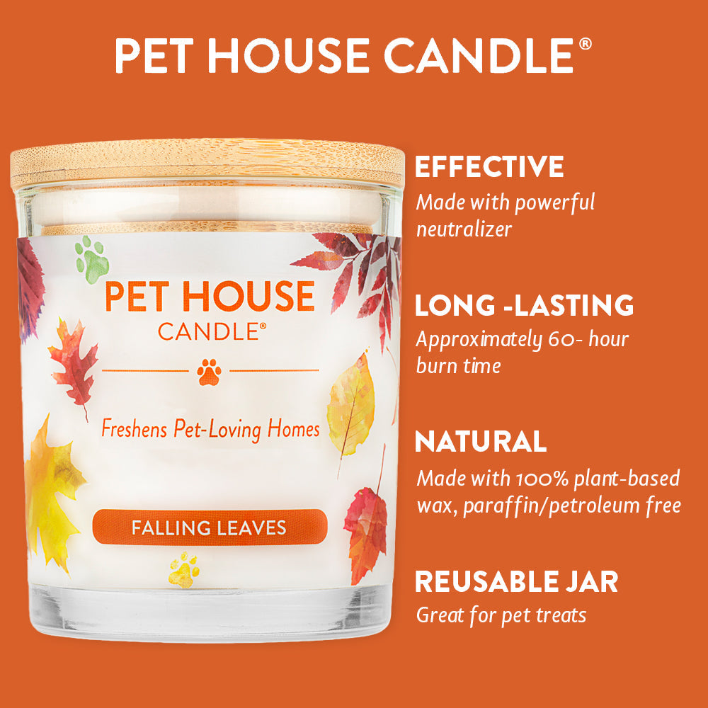 Pet House - Falling Leaves Candle, 9oz