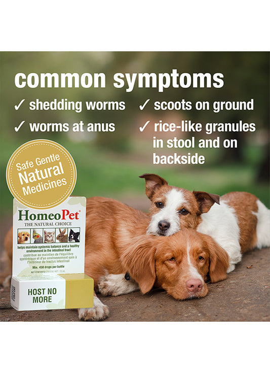 HomeoPet Multi Species Host No More Pet Supplement, 15-mL