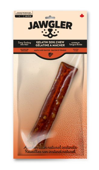 Jawgler Bacon/Maple Gelatin Dog Chew, Large