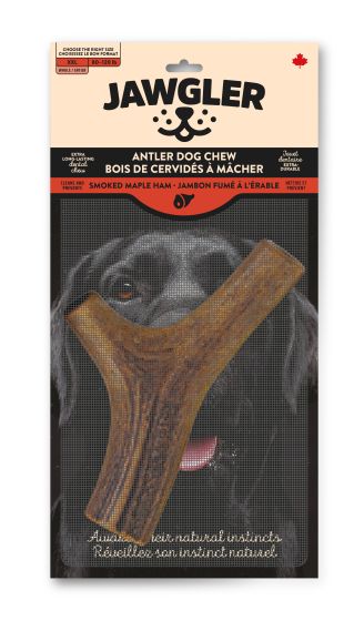 Jawgler Antler Dog Chew, Whole Smoked Ham, XX-Large