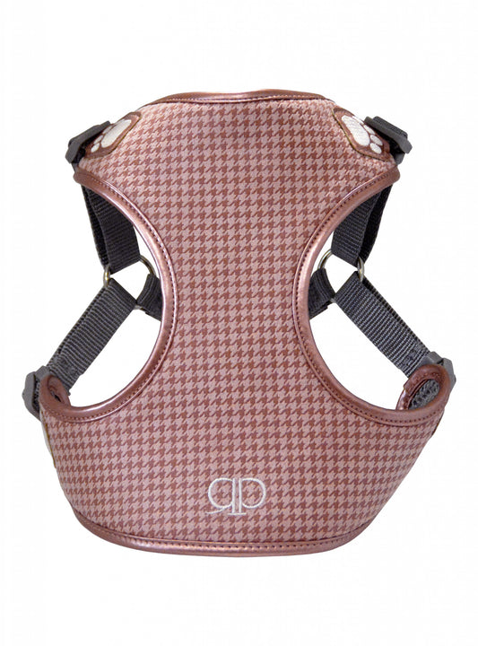 Pretty Paw Pets - Melrose Houndstooth Dog Harness - Size 3