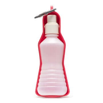 Messy Mutts Plastic Water Dispenser 283ml, Watermelon