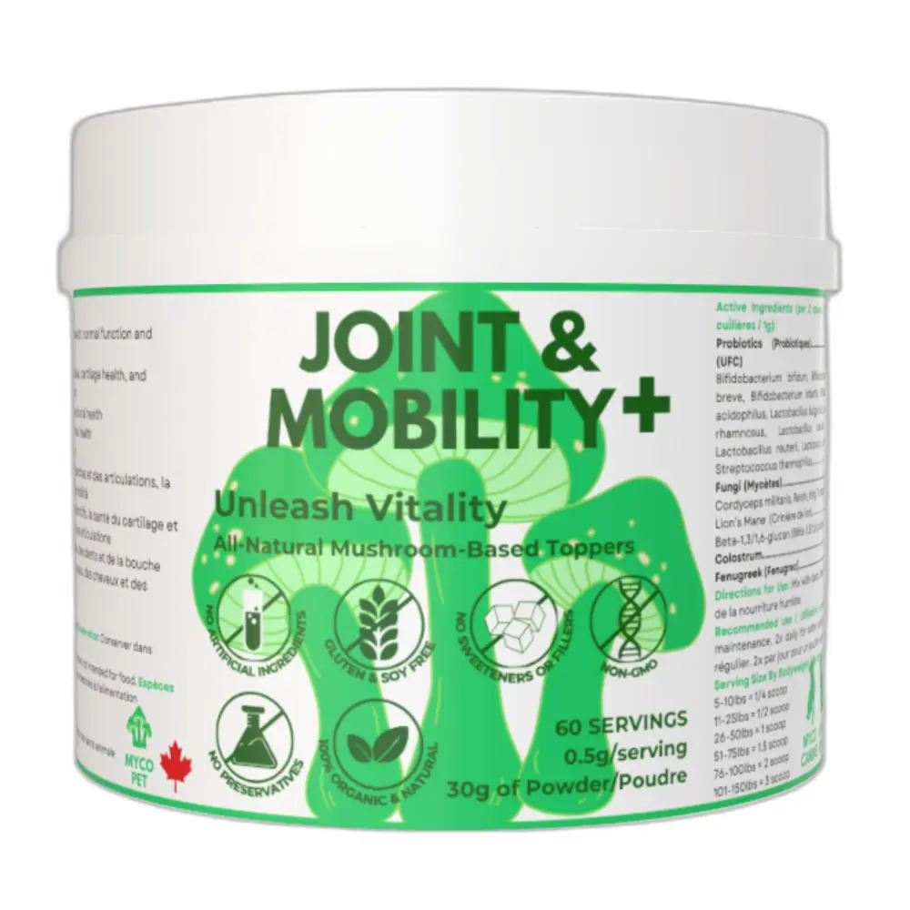 Myco Pet – Joint & Mobility+ Supplement – 30-g