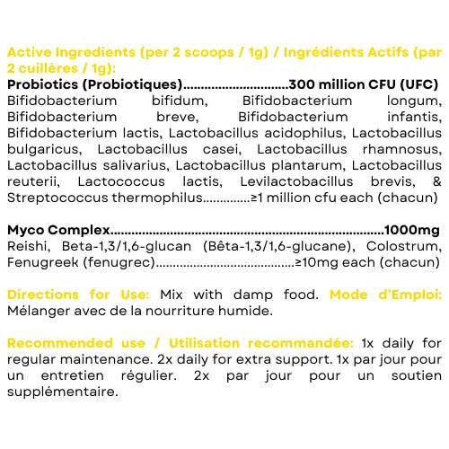Myco Pet – Lean Mass+ Supplement – 30g