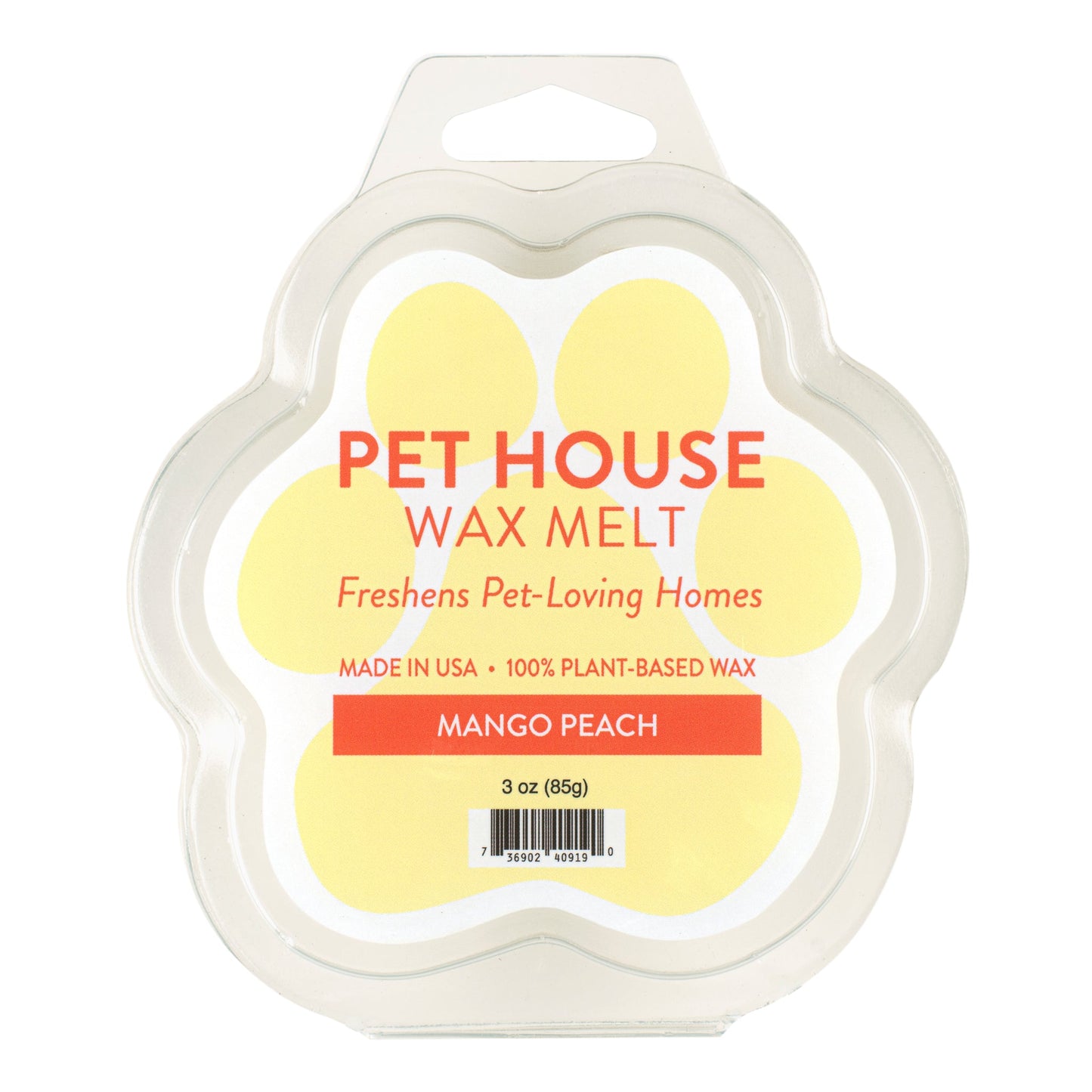 Pet House - Wax Melts Mango Peach - 3oz