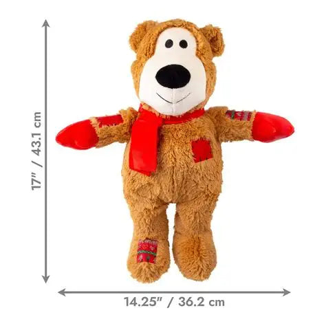 KONG HOLIDAY Wild Knots Bear Assorted Colours, XL