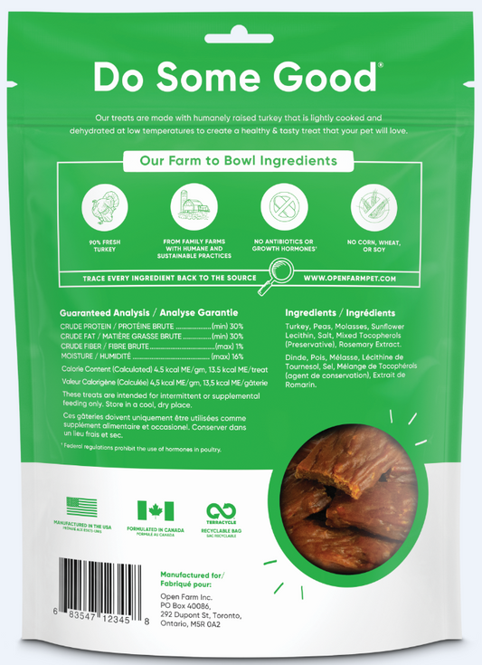 Open Farm Turkey Dehydrated Dog Treats, 4.5-oz