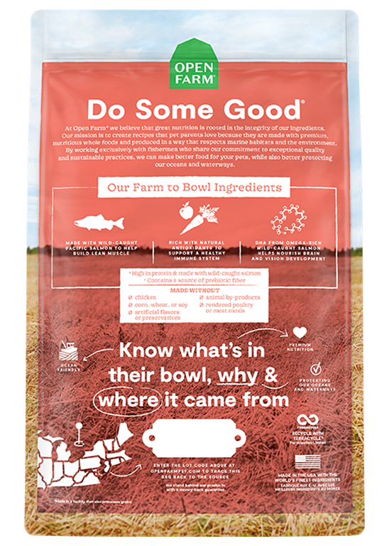 Open Farm® Grain Free Puppy Salmon & Sweet Potato Recipe Dry Dog Food, 4lb