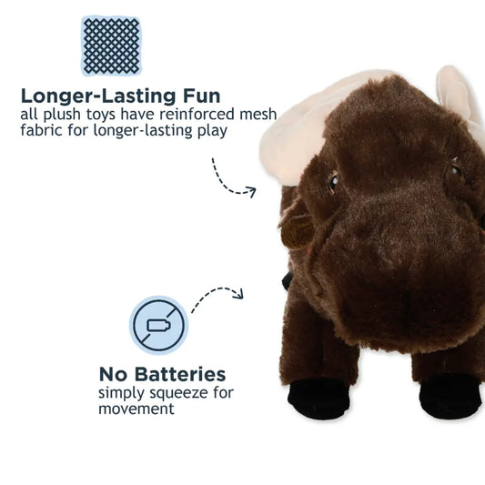 Tall Tails - Plush Animated Moose Toy - Large