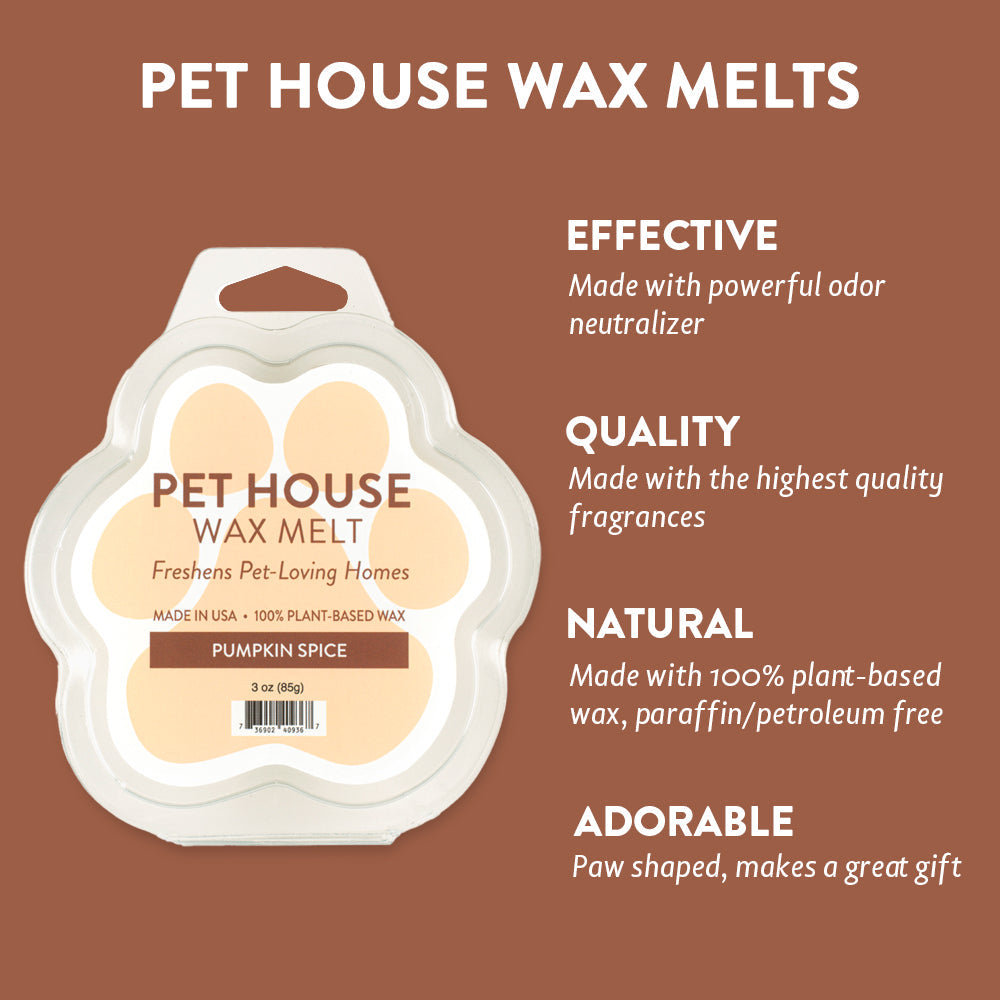 Pet House Wax Melt, Pumpkin Spice, 3-oz