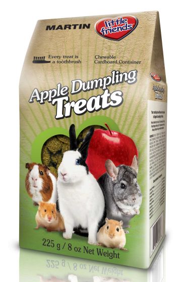 Martin Little Friends Apple Dumpling Rabbit and Small Animal Treat, 225g