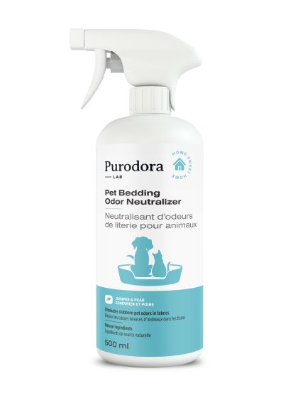 Purodora Lab Pet Bedding Odor Neutralizer Spray, Juniper & Pear, 500 ml