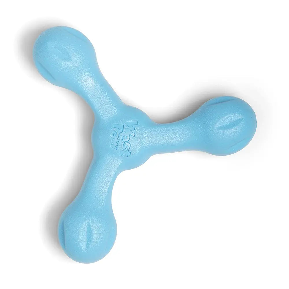 West Paw Skamp Fetch Dog Toy, Blue