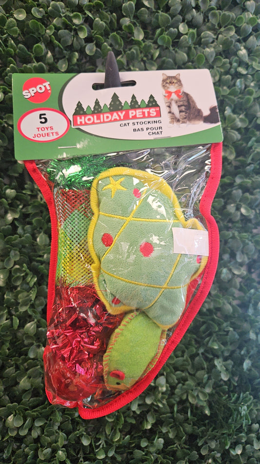 Spot Holiday Stocking Assorted Small (5 pc) for Cats