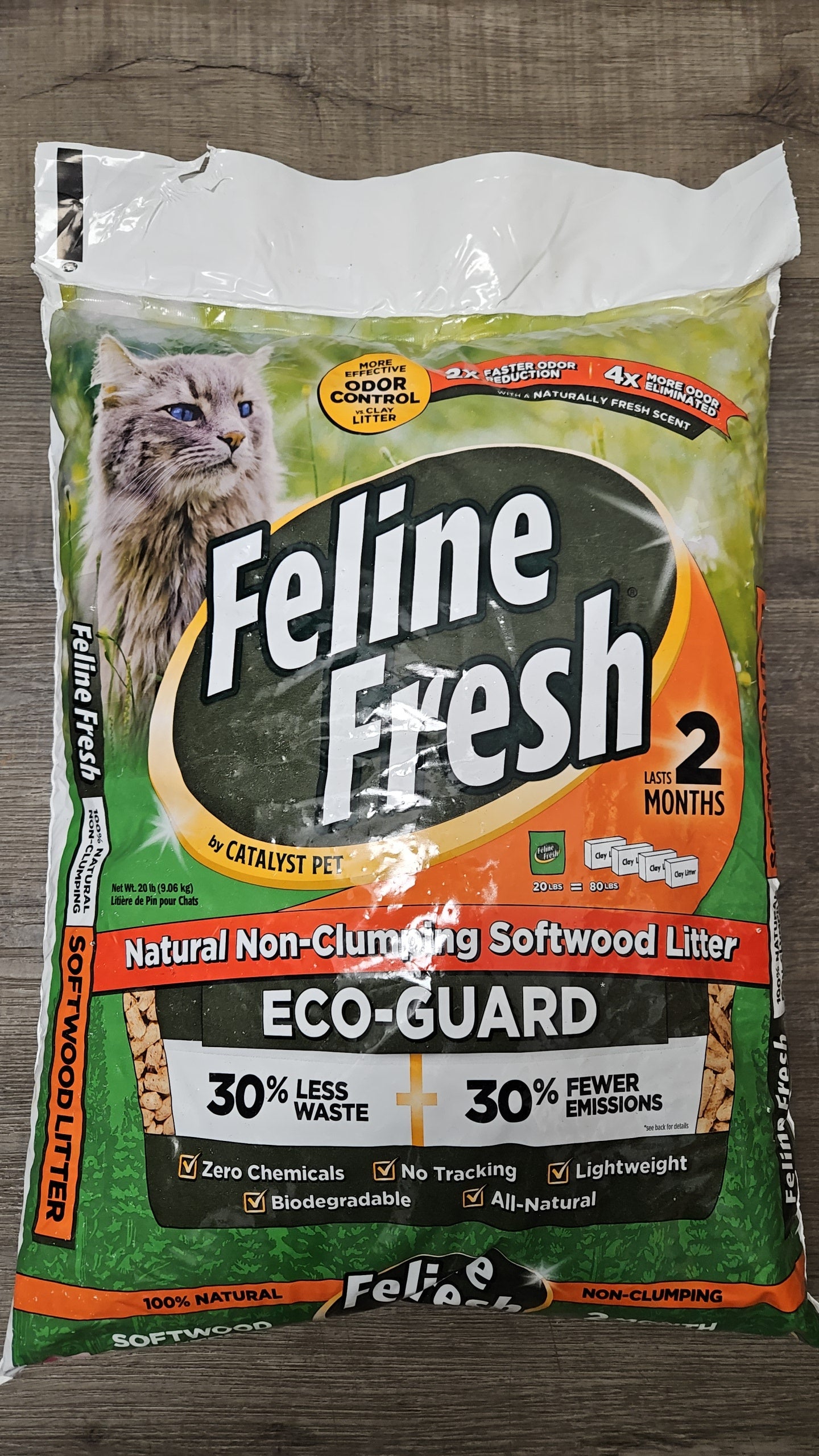 Feline Fresh Natural Pine Cat Litter, 20-lb