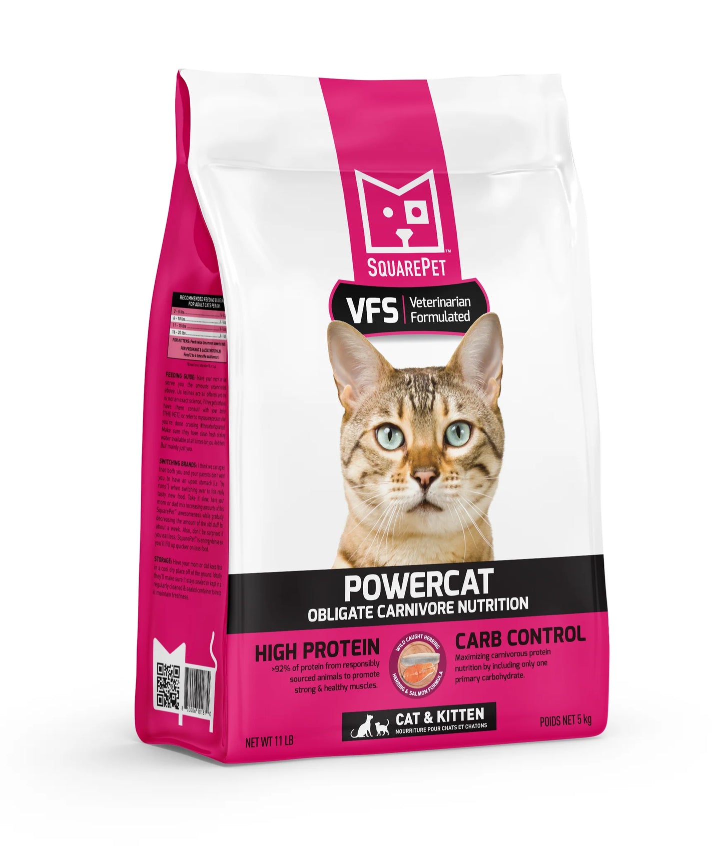 SquarePet VFS® Powercat™ Herring & Salmon for Cats, 11lb