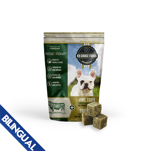 K9 Choice Fine Green Tripe Frozen Dog Food, 1.36-kg (Size: 1.36-kg)