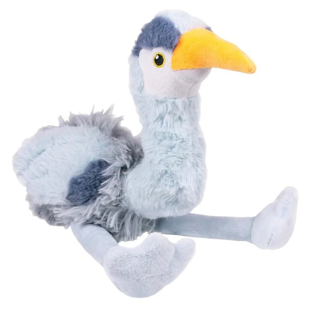 Tall Tails – Plush Blue Heron with Rope Body – 16″