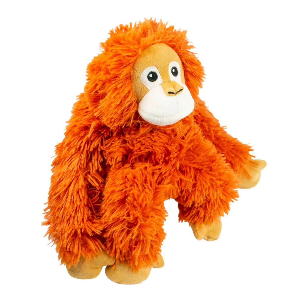 Tall Tails - Plush Orangutan with Squeaker & Interior Rope Body Toy - 14"
