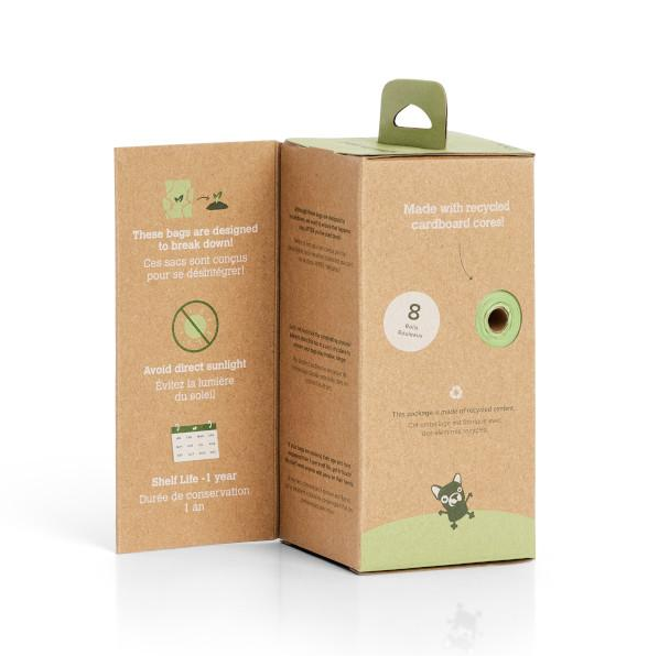Earth Rated Poop Bags Refill Pack, Compostable, Unscented, 120-count (Size: 120-count)