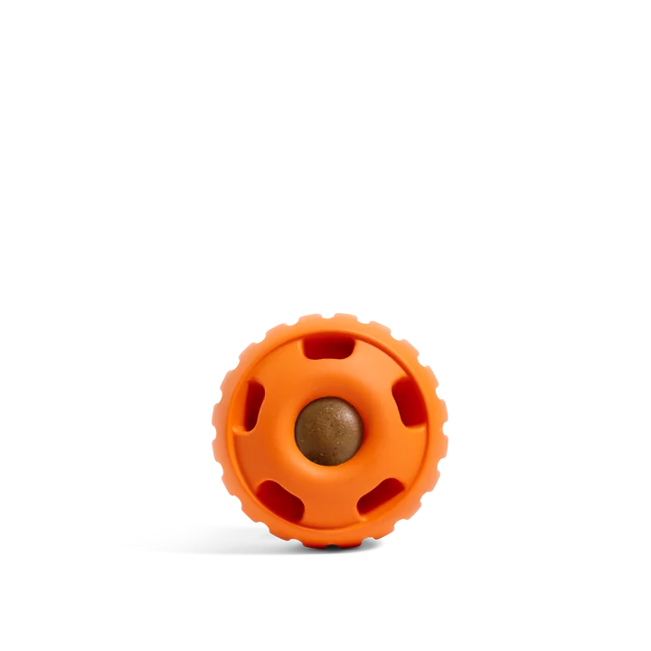 Woof Pupsicle Treat-Dispensing Dog Toy Pumpkin Small