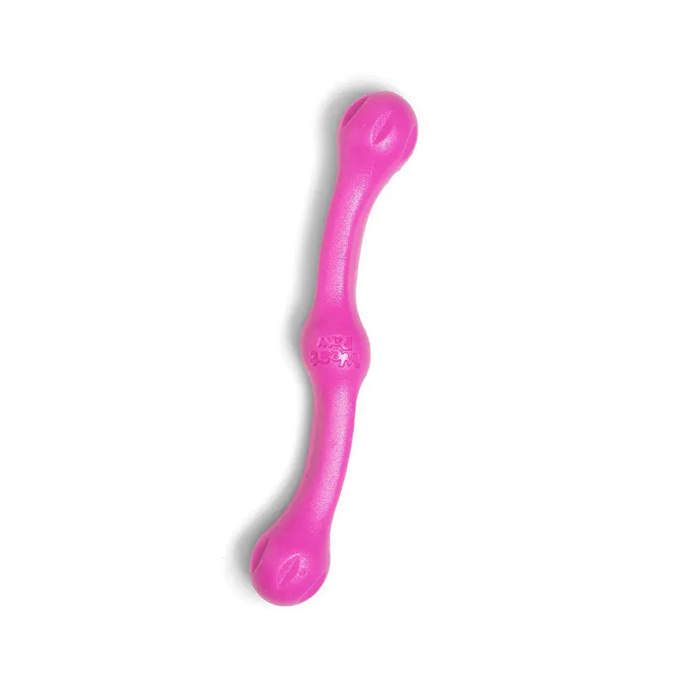 West Paw Zogoflex Zwig Dog Toy, Hot Pink, Large