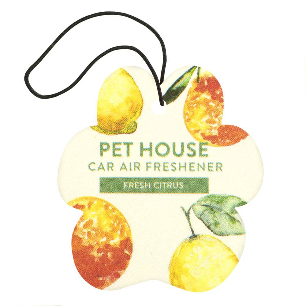 Pet House - Car Air Freshener - Fresh Citrus