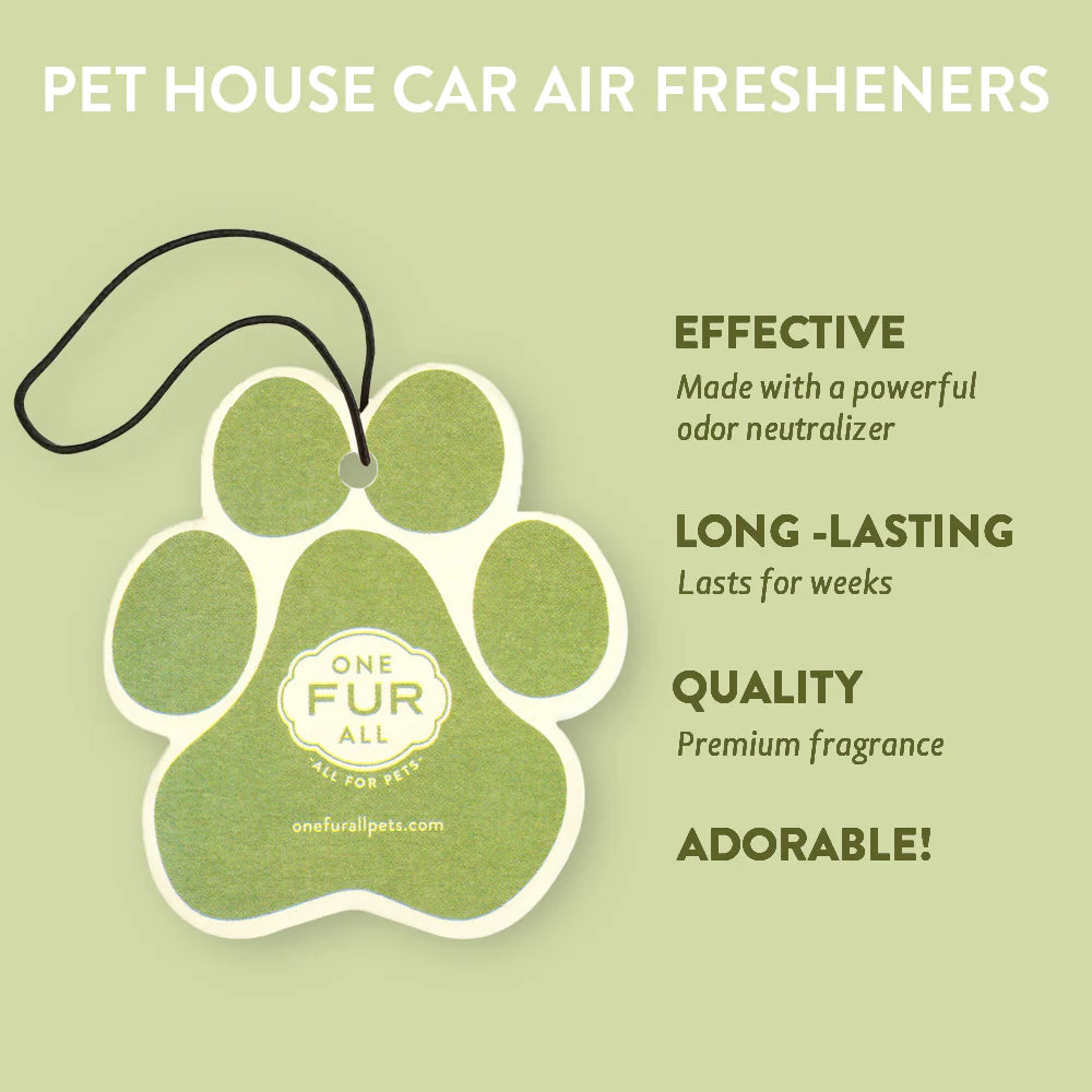 Pet House - Car Air Freshener - Fresh Citrus