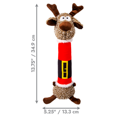 KONG HOLIDAY Shakers Luvs Reindeer, Medium