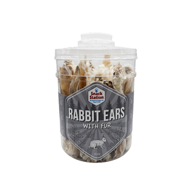 This & That Snack Station Rabbit Ears with Fur Dog Treat 40 Count Orono Ontario