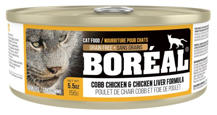 Boreal Cobb Chicken and Chicken Liver Canned Cat Food 5.5-oz Port Hope Ontario