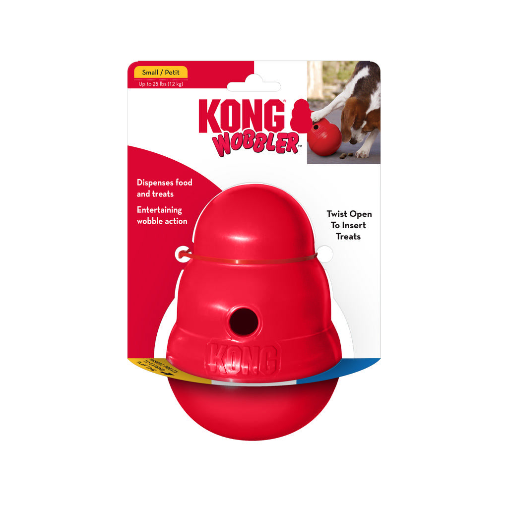 KONG Wobbler Treat Dispensing Dog Toy Small