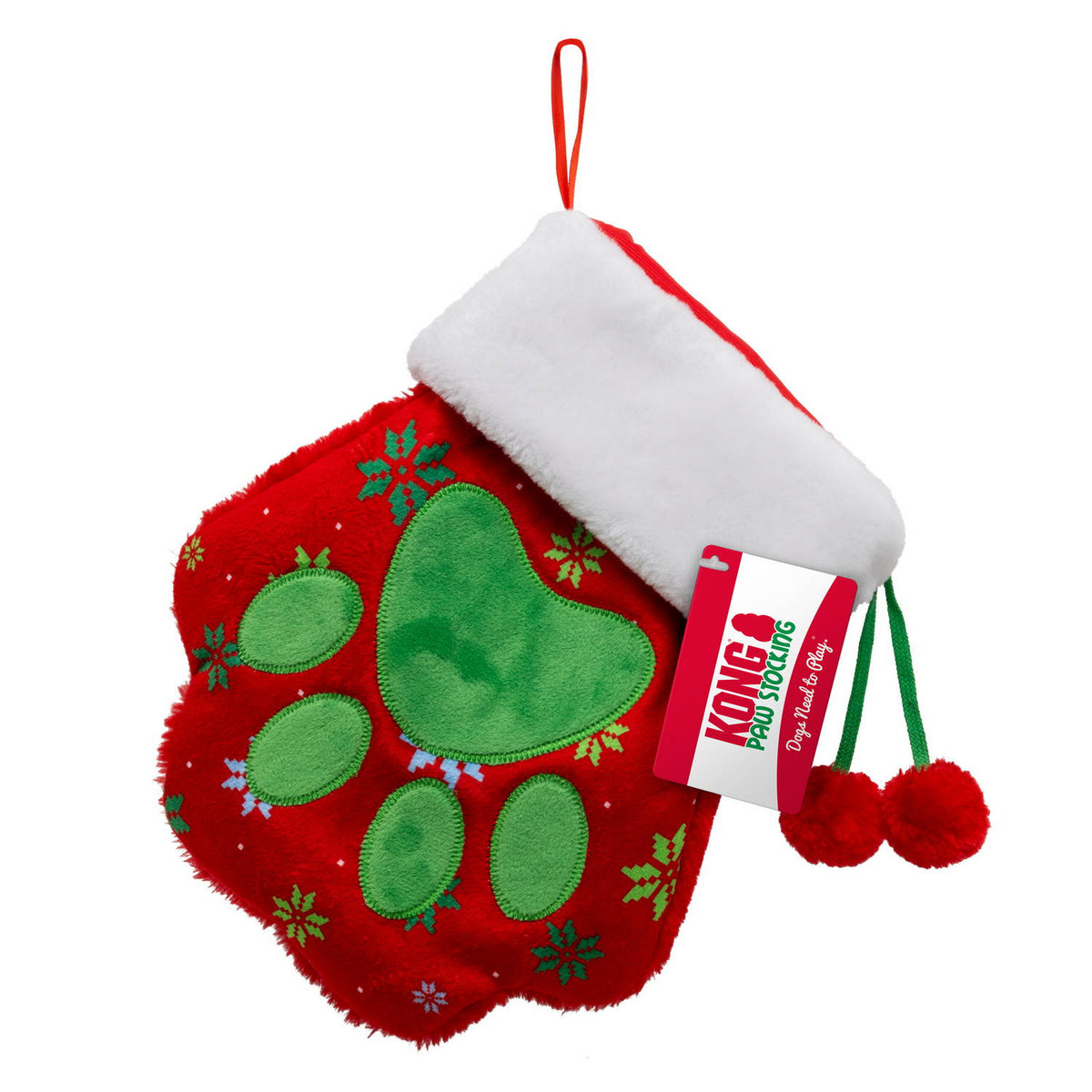 KONG Holiday Stocking Paw for Dogs and Cats Large