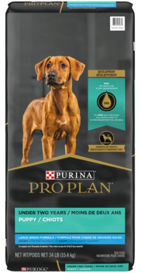PURINA Pro Plan Dog Development Large Breed Puppy Chicken, 15.4-kg