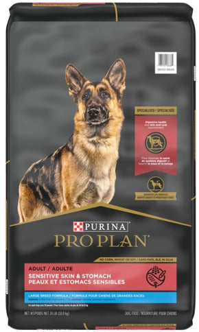 PURINA Pro Plan Dog Specialized Sensitive Skin & Stomach Large Breed Salmon & Rice, 15.4-kg