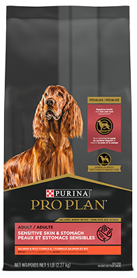 PURINA Pro Plan Dog Specialized Adult Sensitive Skin & Stomach Salmon & Rice, 13.6-kg