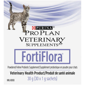 PURINA Pro Plan Veterinary Supplements Fortiflora Feline (Powdered), 30-g