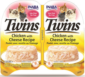 Inaba Cat Twins Chicken with Cheese Recipe, 70-g