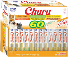 INABA Cat Churu Purées Variety Pack (60) Chicken Recipes